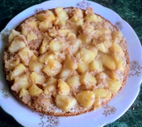 Ореховый торт с карамелизированными яблоками(Шаг №8)